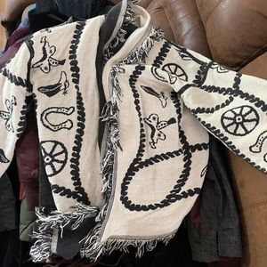 Cowboy horse country sweater.